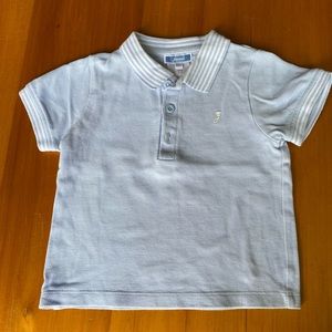 36M light blue Jacadi polo